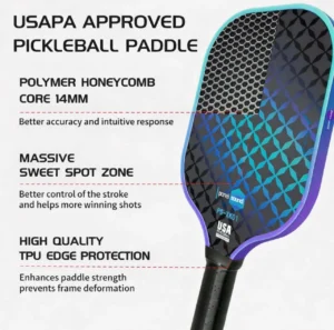 Elevate your game with our professional-grade PS-XK01 Pickleball Paddle Set, specifically engineered for players who demand precision, power, and durability. This USAPA-approved paddle is designed to meet competitive standards while remaining accessible for all skill levels.